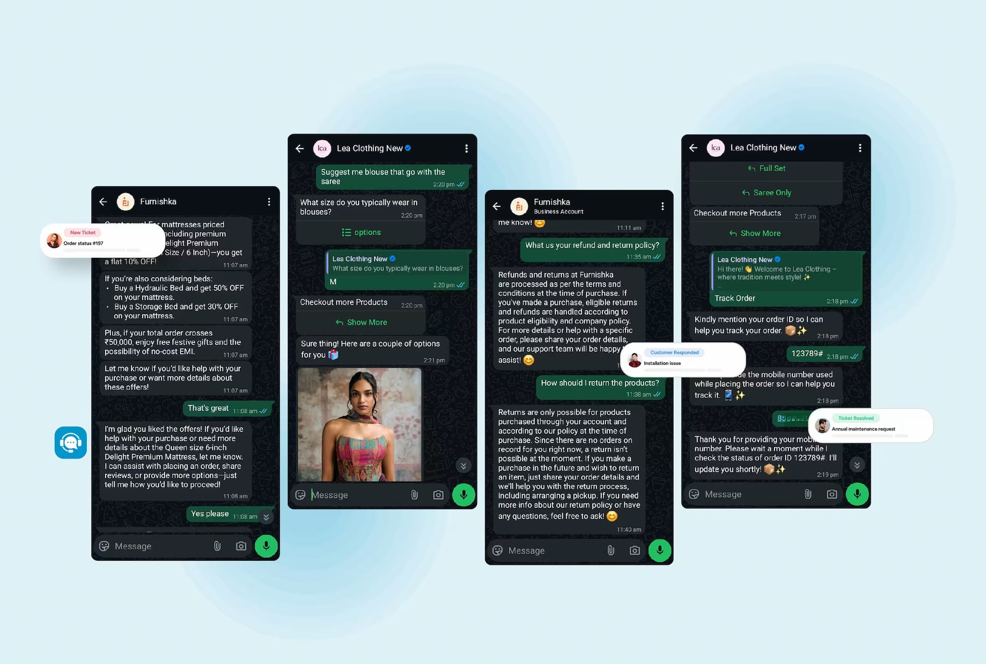 TechMonk's AI AI Agents for Customer Interaction