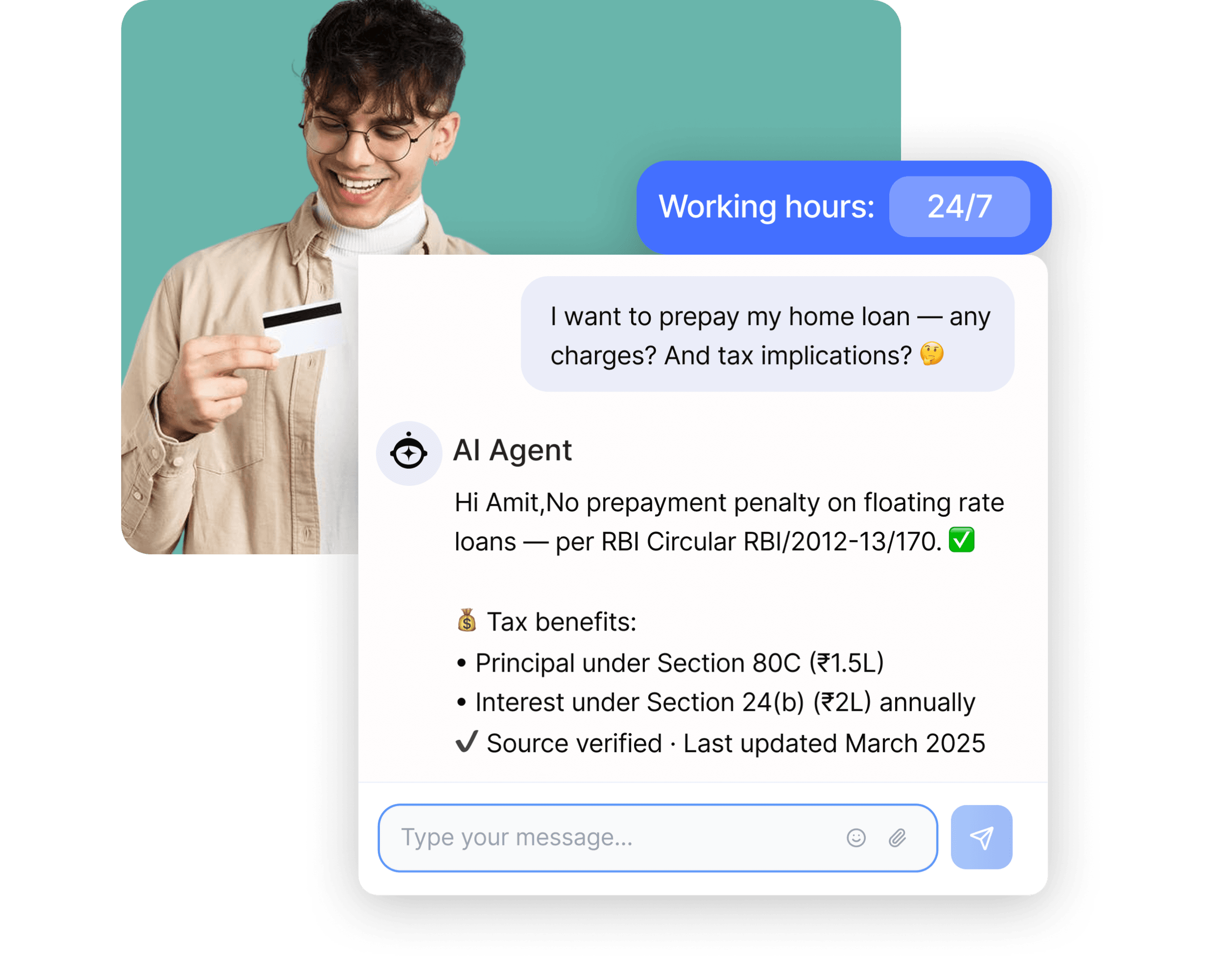 24×7 regulatory & product support agent