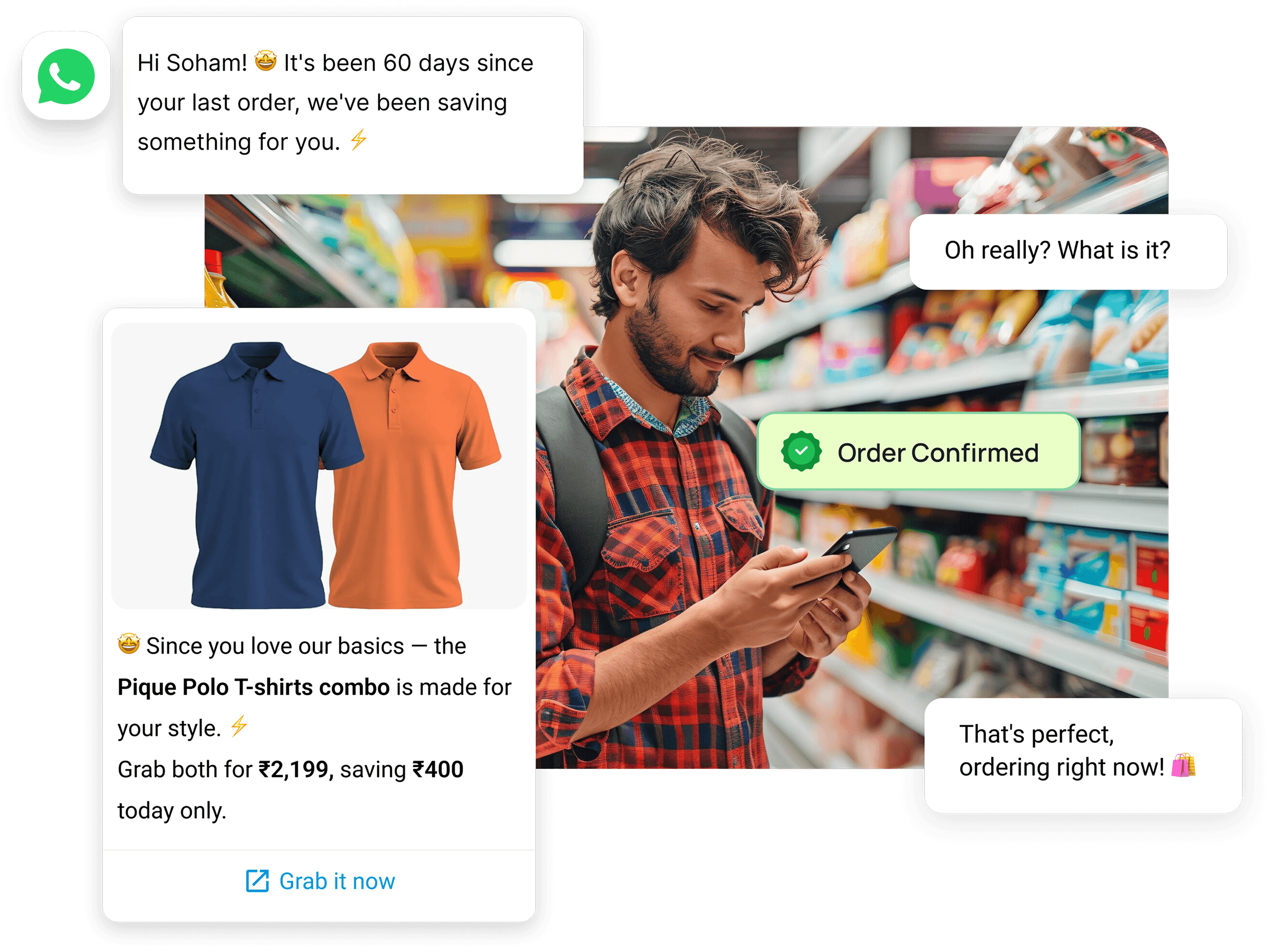 Recover funnel drop-offs with conversational nudges